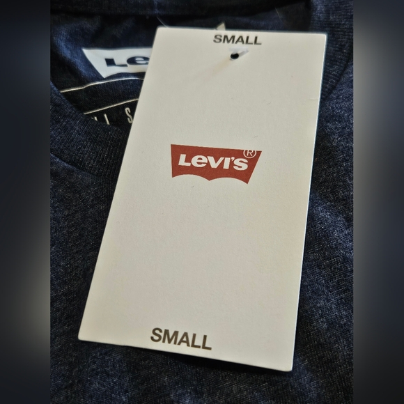 LEVI'S TSHIRT • Navy Blue • Eagle Logo • Crew • NWT • Small • - Picture 6 of 6